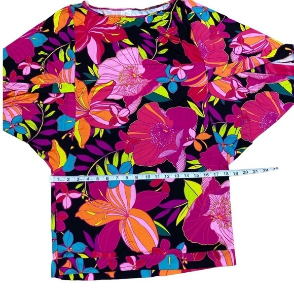 NWT Trina Turk Solar Floral Swim Cover Up Tunic Dress - Picture 4 of 11